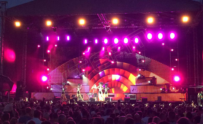 立陶宛系舞台布景LED显示屏 MJ4打造