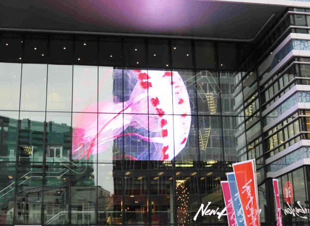 玻璃幕墙LED通明屏