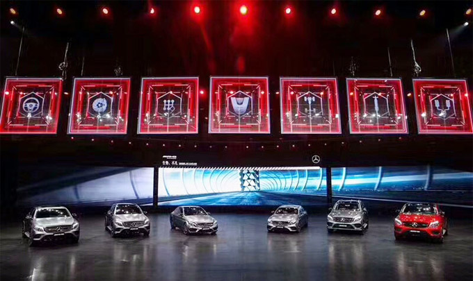 上海车展颁布会 LED通明屏vClear-7.8